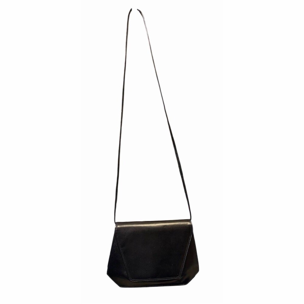 Jay Herbert Vintage Black Crossbody Shoulder Bag Envelope Flap